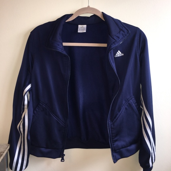 navy blue adidas jacket